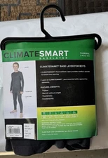 BOY'S CLIMATESMART CLIMATE SMART BASE LAYER THERMAL 2-PIECE SET - $26 MSRP