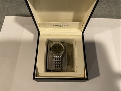 Raymond Weil Toccata Stainless Steel Black Dial Quartz Watch