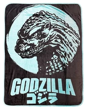 Godzilla Blanket King of the Monsters All-Over Design Plush Fleece Throw
