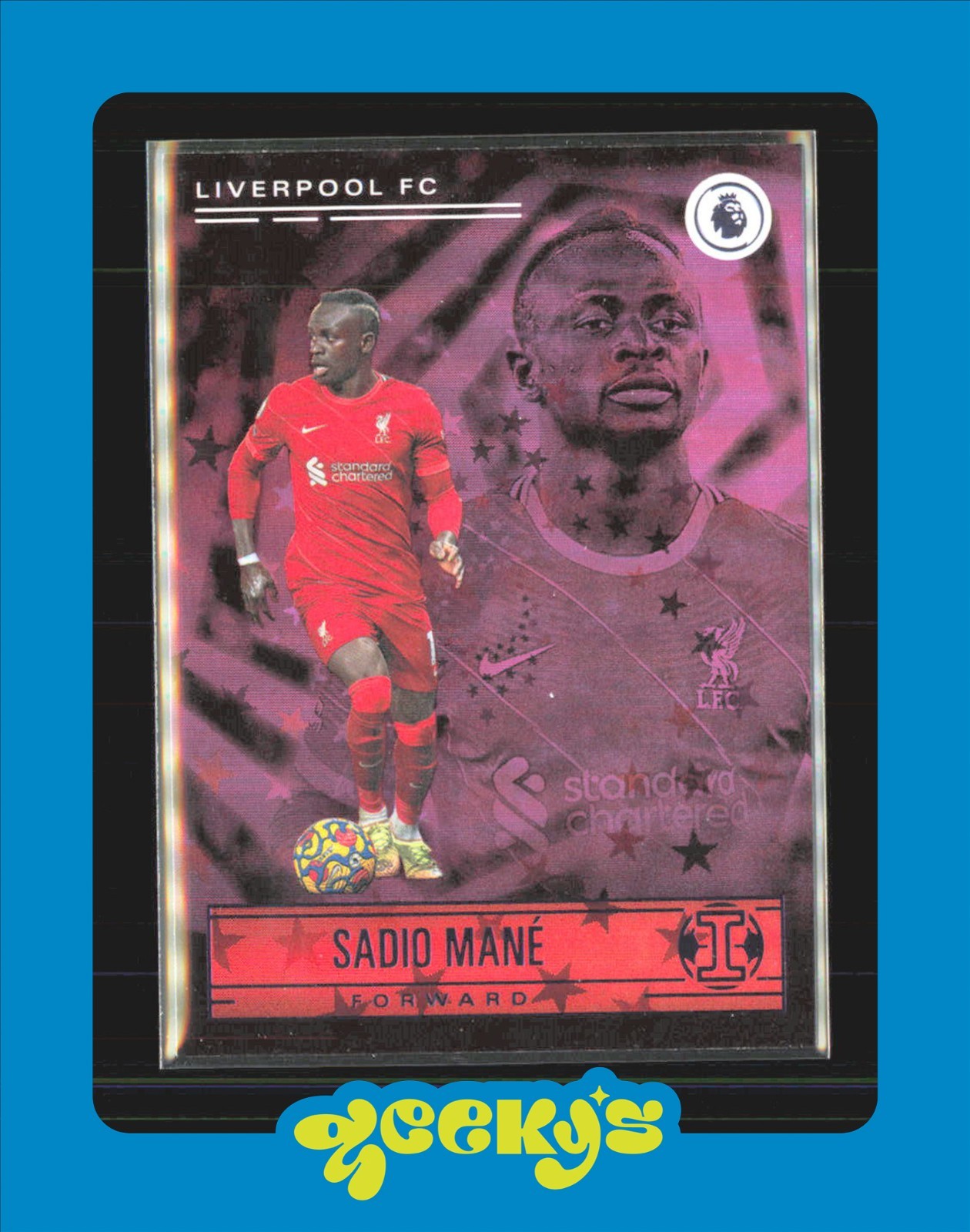 2021-22 Chronicles Liverpool Illusions Sadio Mane #182 Purple Astro