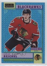 2022 O-Pee-Chee Platinum Retro Rookies Blue Traxx /199 Lukas Reichel #R-70 q2c