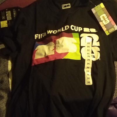 FIFA World Cup 2002 Event/Tournament Soccer Black Shirt T-Shirt Size M