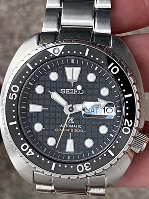 Seiko Prospex Padi Automatic Divers King Turtle Earth 4R36-06Z0 Wrist Watch