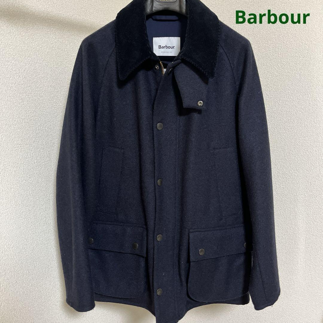 Barbour Bidale Wool Navy Jacket Men's #EB BEA | eBay