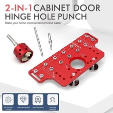 Shelf Pin Jig Drilling Guide Template 2-in-1 Door Handle Drilling Guide