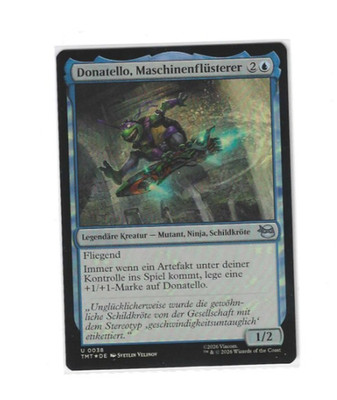 TMT Magic Foil Unc. 0038 Donatello, Maschinenflüsterer - Teenage Mutant Turtles