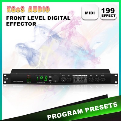 Professional DSP Audio Processor Equalizer Reverb Multi Effect Karaoke Mixer