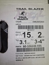  15.2/3.1/3-4" New NIB Radical Trail Blazer Bowling Ball  1st Quality 15lb