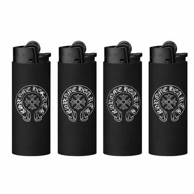 置物 CHROME HEARTS Lots of 4 BIC x Chrome Hearts J26 Original Lighter Custom Model | eBay