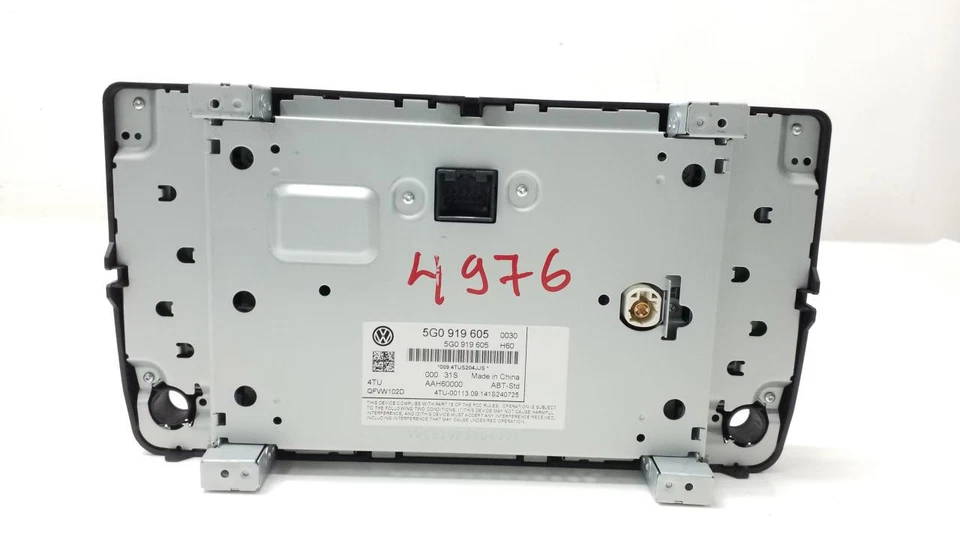 Volkswagen GOLF VII 2012- Radio Autoradio 5G0919605 - Bild 3 von 4