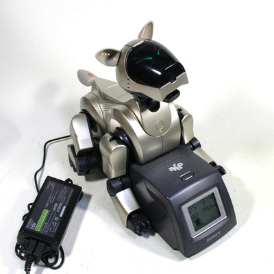 Sony AIBO ERS-210 Robot Dog Everest Gold Limited Color Recell Battery Tested