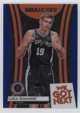 2019-20 Panini NBA Hoops Premium Stock We Got Next Blue Luka Samanic #22 0rb