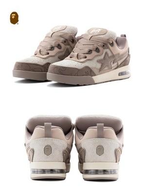 A BATHING APE Men's BAPE FLIP STA #1 1L80-191-317 BEIGE