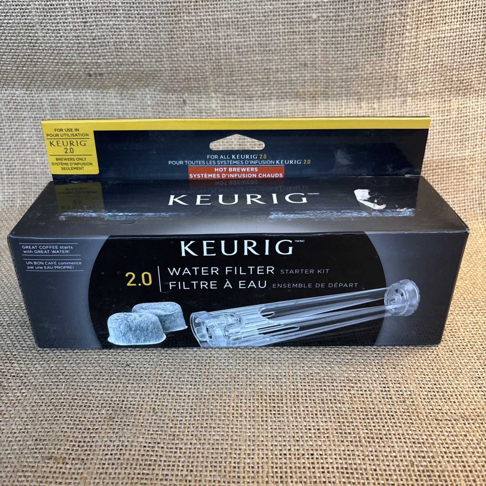 Starter Kit, Replacement Filter Holder & 2 Water Filters
