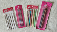19 Preowned Susan Bates Metal Crochet Hooks for thread and yarn projects