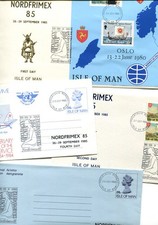Isle of Man 1985 4 Nordfrimex Copenhagen covers