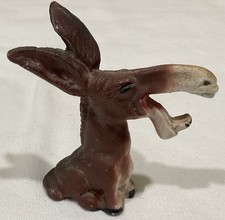 Vintage Cast Iron Laughing Donkey Bottle Open...