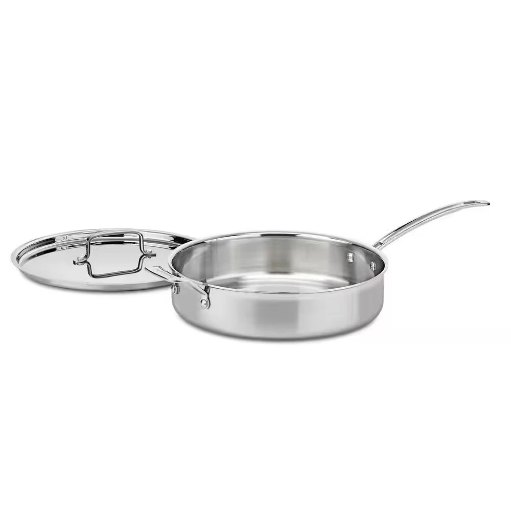 Cuisinart MultiClad 5.5 qt. Stainless Steel Saute Pan with Lid
Opens in a new window or tab