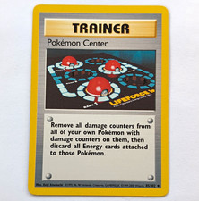 Wizards Pokémon TCG Base Set Pokémon Center 85/102 Trainer Unlimited EN