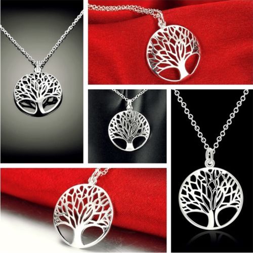 Elegant 925 Sterling Silver Tree of Life Charm Fashion Charm Pendant ...
