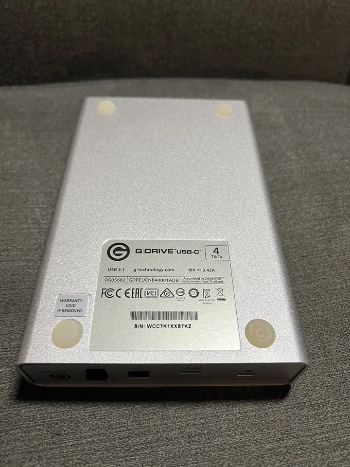 4TB G-DRIVE USB-C External HDD - GDREUCNB40001ADB (0G05666) - Image 3 of 3
