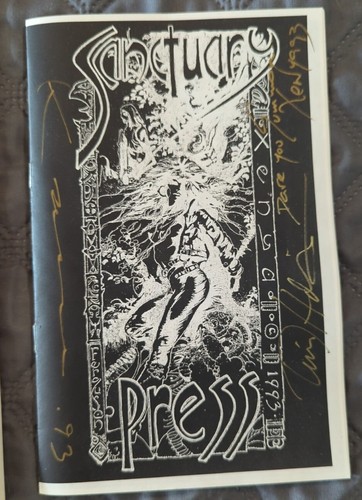 XENYA Signed LOT Ashcan SANCTUARY PRESS Overstreet Magazine & Card October 1993 - Picture 6 of 7