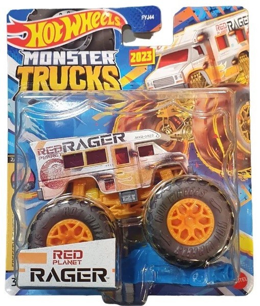 Red Planet Rager Freestyle Wreckers Monster Trucks Hot Wheels Mattel Auto 1:64-image