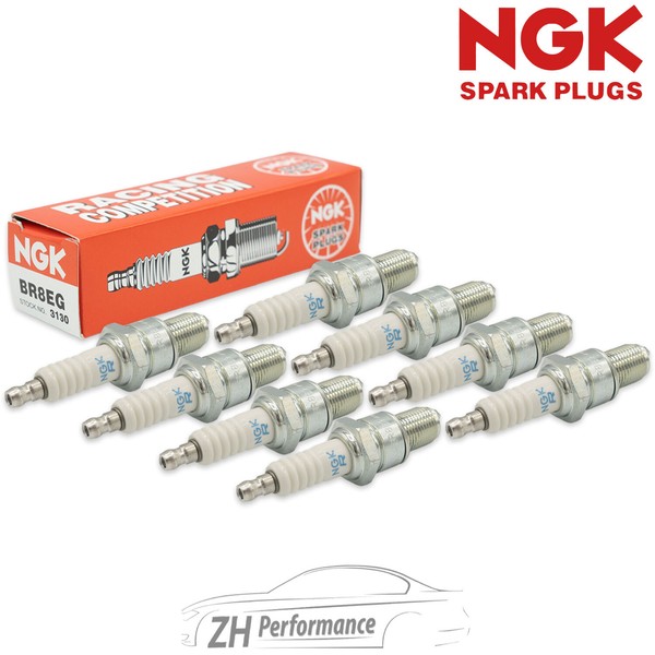 8X NGK 3130 BR8EG ZüNdkerze FüR Honda Kawasaki KTM Yamaha-image