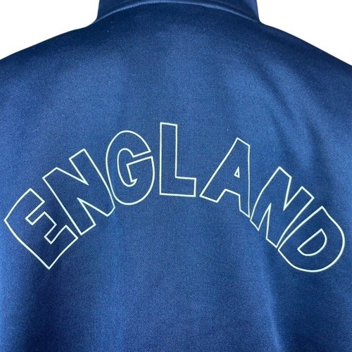 UMBRO Mens (XL) Track Jacket England UK Futball Soccer Blue Sports Game - Picture 5 of 6