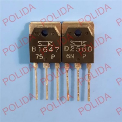 2SD2560 + 2SB1647 D2560 B1647 Pair Transistors NPN PNP 15A 150V - Foto 10
