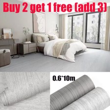 10m Wood Effect Vinyl Wallpaper Self Adhesive Cupboard Worktop Wrap Film Sticker