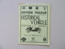 Historical Vehicle Souvenir Program w/Flyers for Shows - Colorado Springs, 1969