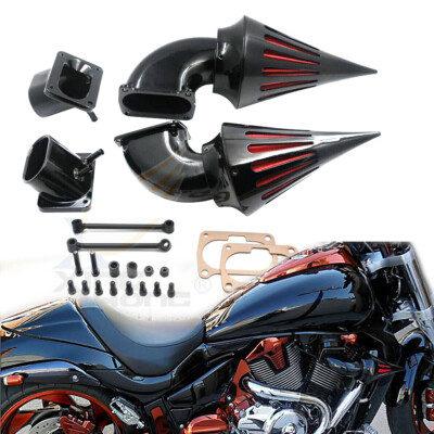 Gloss Black Spike Dual Air Cleaner Intake For Suzuki Boulevard M109R VZR1800