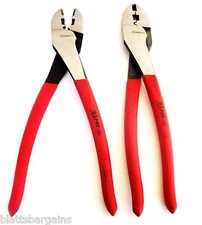 2 ATE PRO 10" CRIMPING PLIERS 33076 WIRE TERMINAL TOOL CONNECTOR BUTT CRIMPER