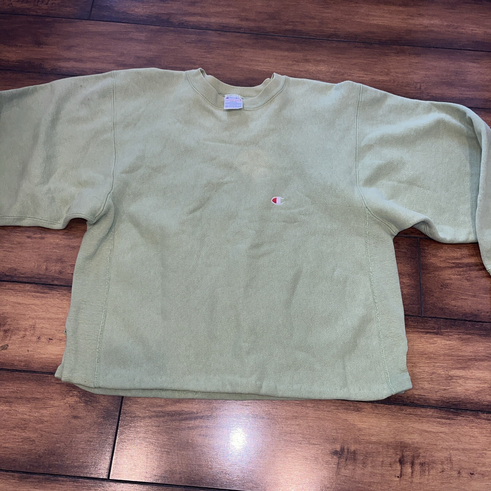 Champion reverse weave vintage made in USA large Green