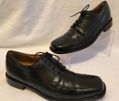 Bostonian Classic First Flex Black Oxford Lace Up Mens 
