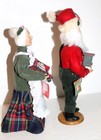 SANTA WORKBENCH 12" Caroler DOLL Figures SANTA w/Toy & MS CLAUS w/Cinnamon Rolls — photo 2
