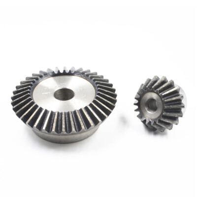2 Pz 1: 2 Ingranaggio Con Smussatura 2 Moduli 15 Foro Denti 8mm 30 Denti Foro Interno 12mm 90 Gradi Azionamento A Commutazione In Acciaio Ingranaggi JIYAMI'EN El - copertina