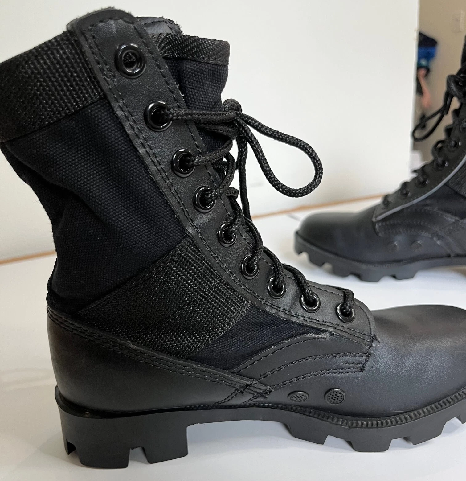 Rothco black boots 5R - size 37 Goth Army Outdoor Hiking Combat