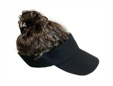 Billy-Bob Man Bun Visor, The World's First Visor Brown Hair ,...