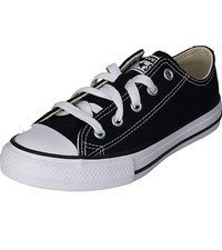 Image of Converse All Star Ox Youth Black/White Trainers