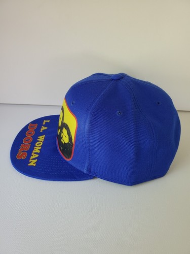 Classic Rock Doors Faces Colors 6Panel Royal Blue Hat Cotton Adjustable - Picture 2 of 4
