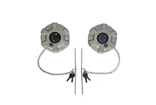 Road Superior Truck Parts 4 1/2” Keyed Alike Pair Locking Diesel Fuel Caps