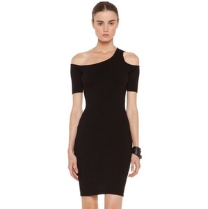 helmut lang one shoulder dress