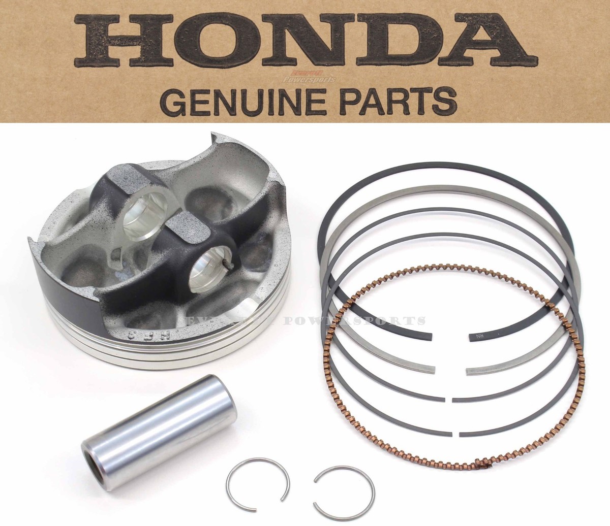 Honda Std Piston Kit Rings Pin Clips 06-14 TRX450 R/ER OEM
