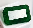 Natural Certified 38.00 Ct Emerald Cut Colombian Green Emerald Loose Gemstone