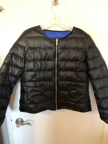 EUC Calvin Klein Reversible Black Blue 