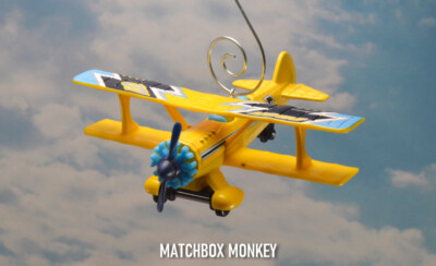Stunt Biplane Airplane Aircraft Custom Christmas Ornament 1/100 Plane Race