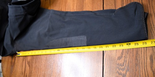 Tailored Sportsman, Trophy Hunter breeches, midrise side zip charcoal 32L long - Picture 5 of 7