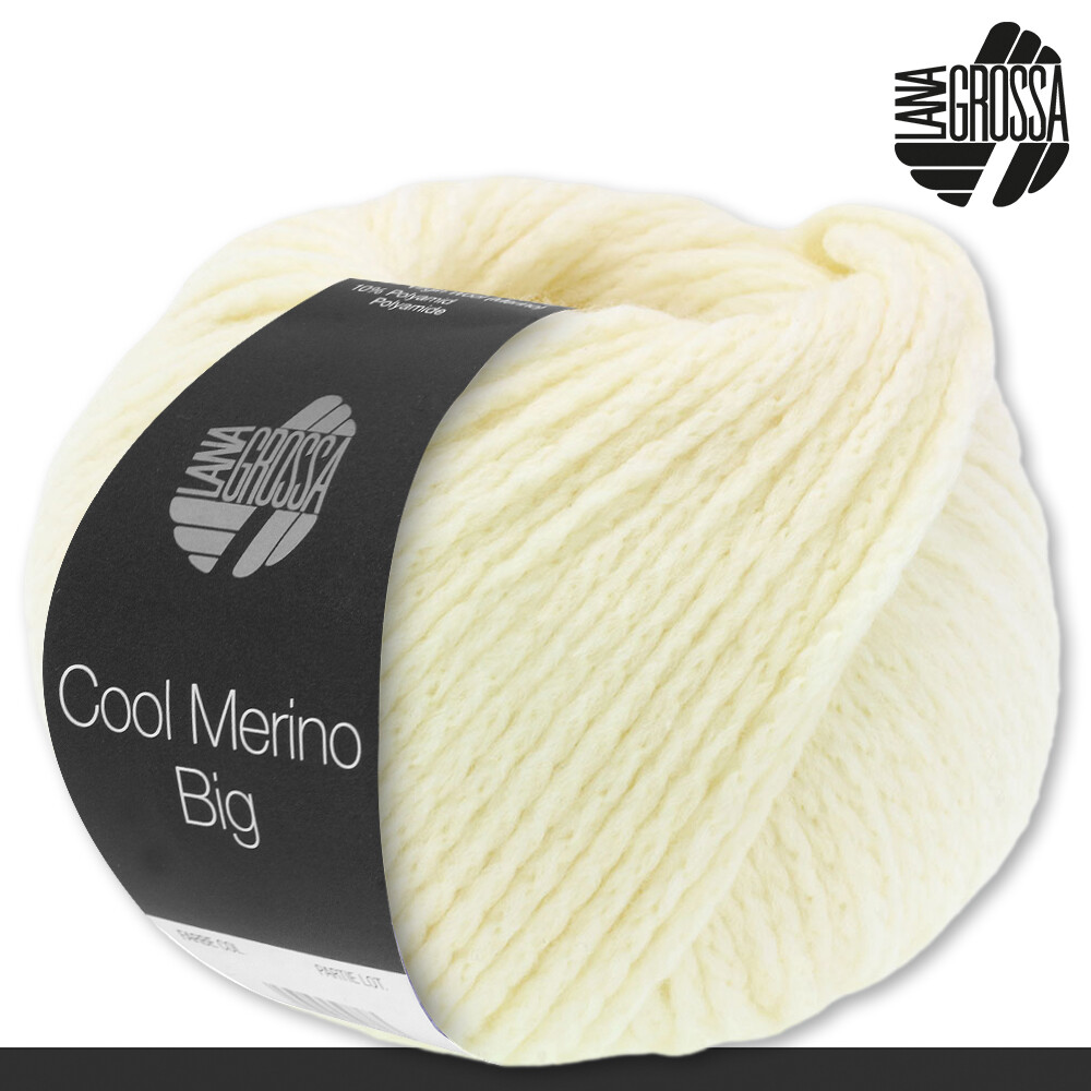 Gomitolo di lana merino Cool Wool Big per lavorare a maglia